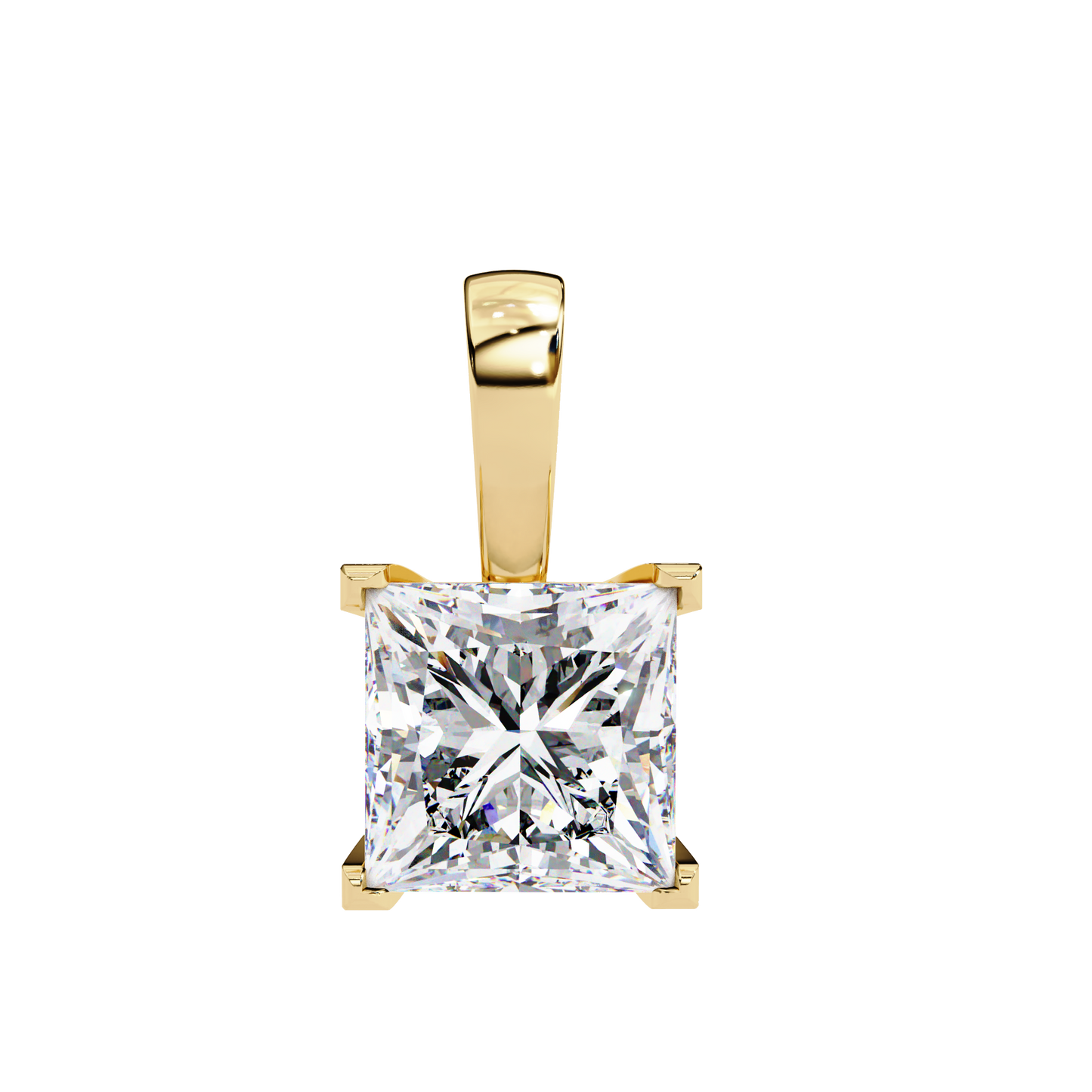 orion princess lab-grown diamond pendant
