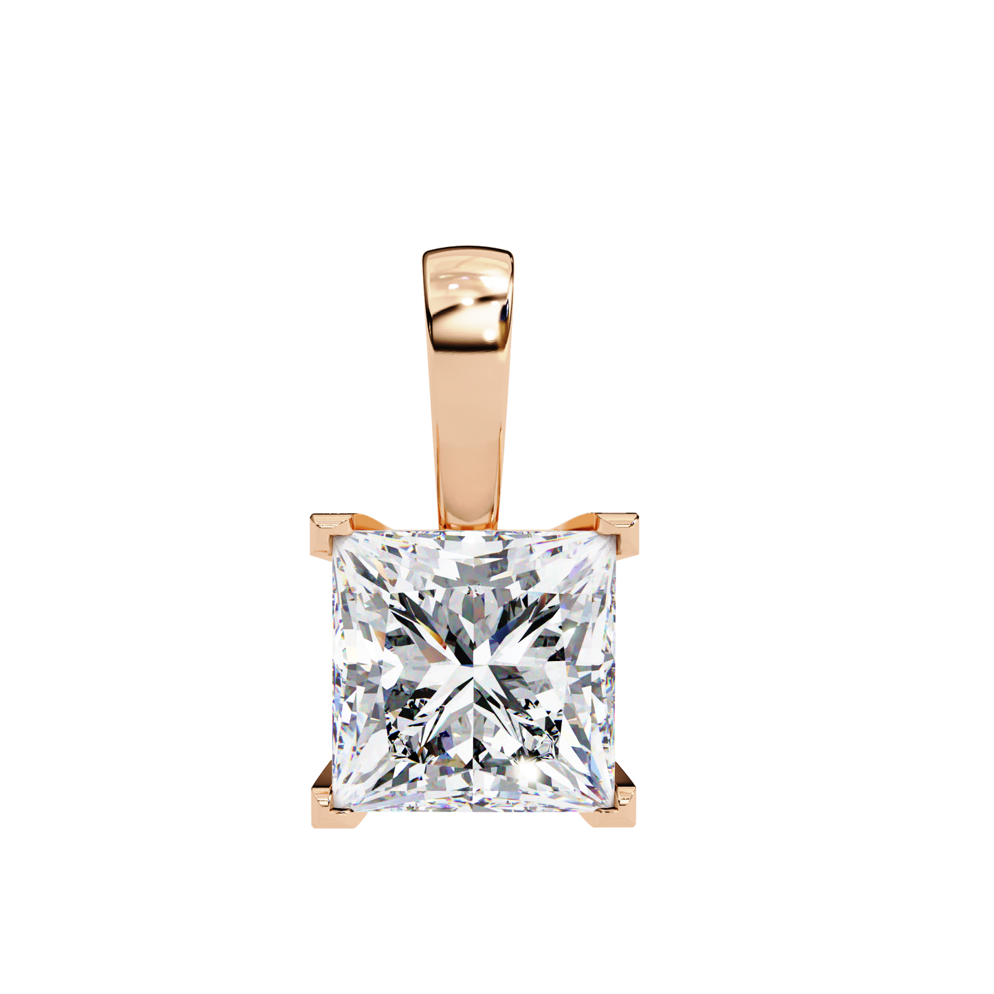 orion princess lab-grown diamond pendant