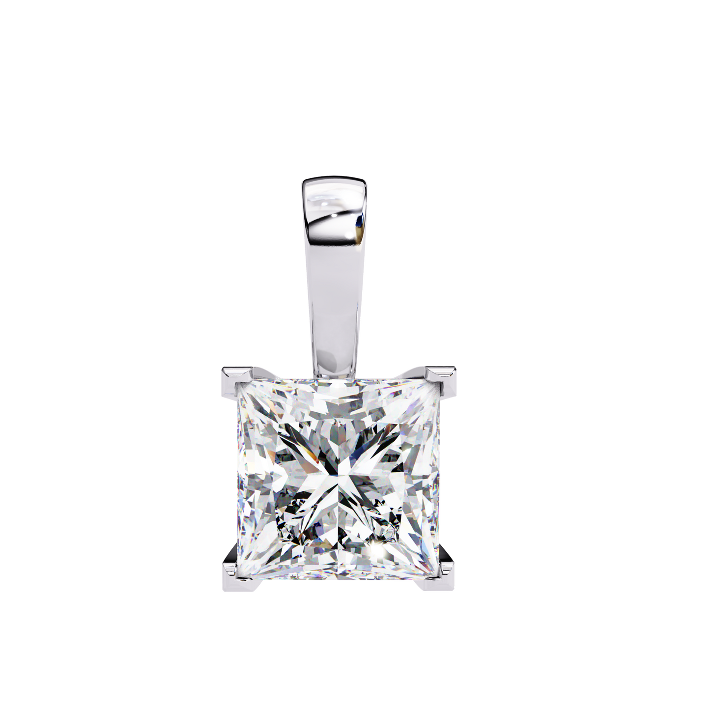 orion princess lab-grown diamond pendant