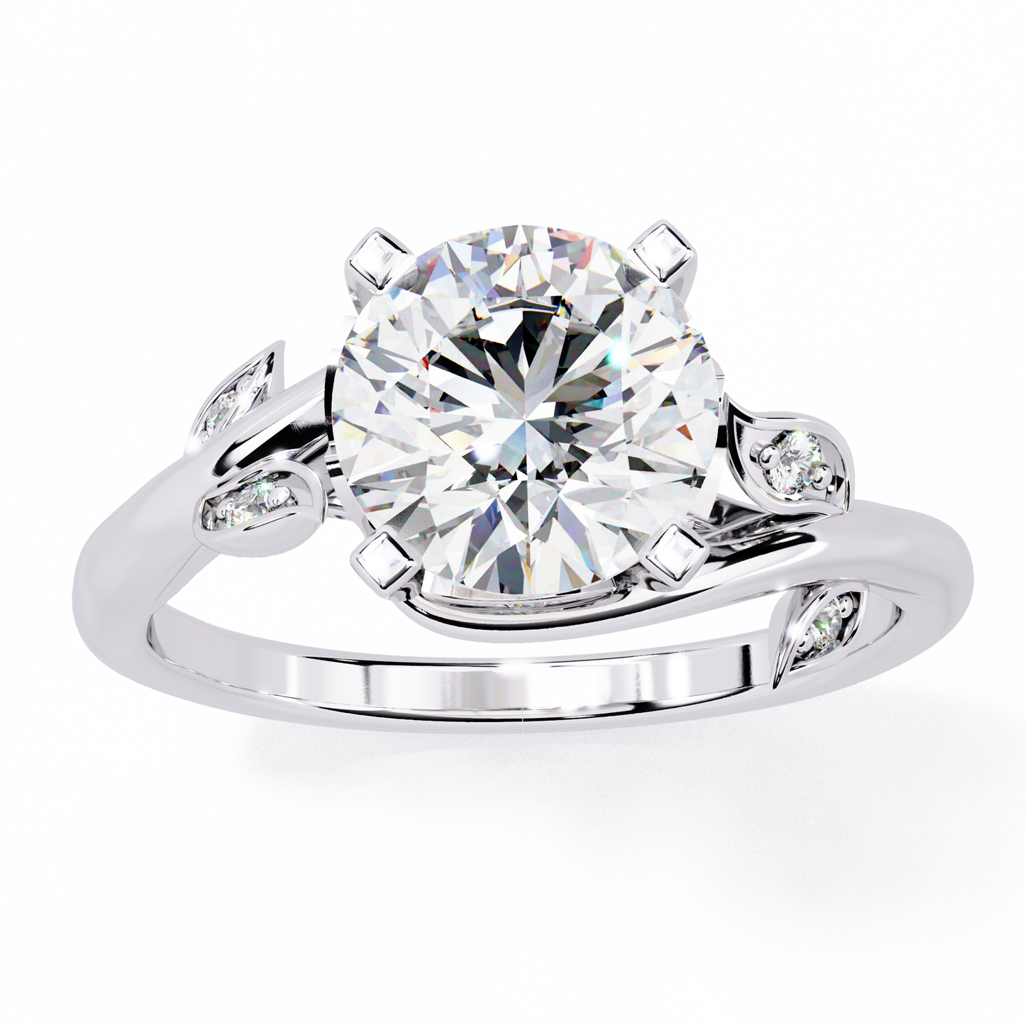 botanica solitaire lab grown diamond ring