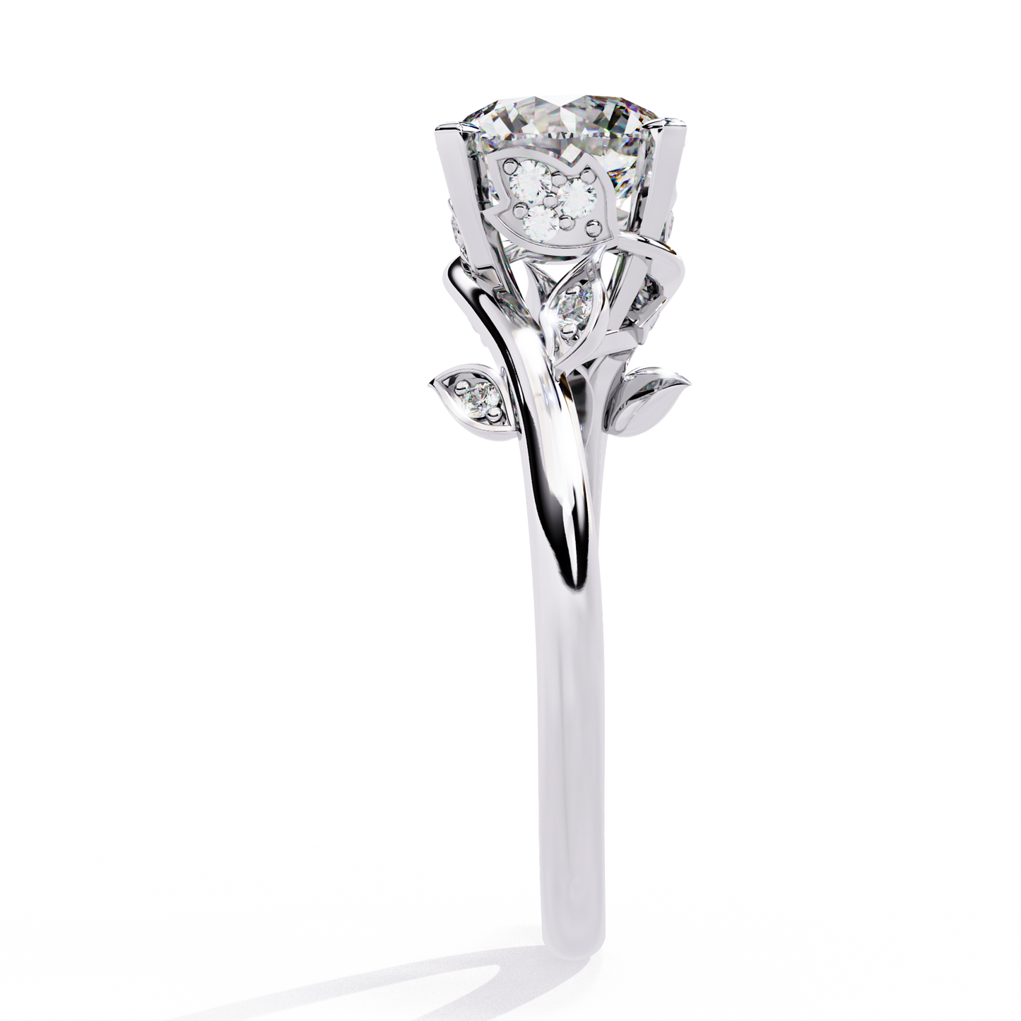 botanica solitaire lab grown diamond ring