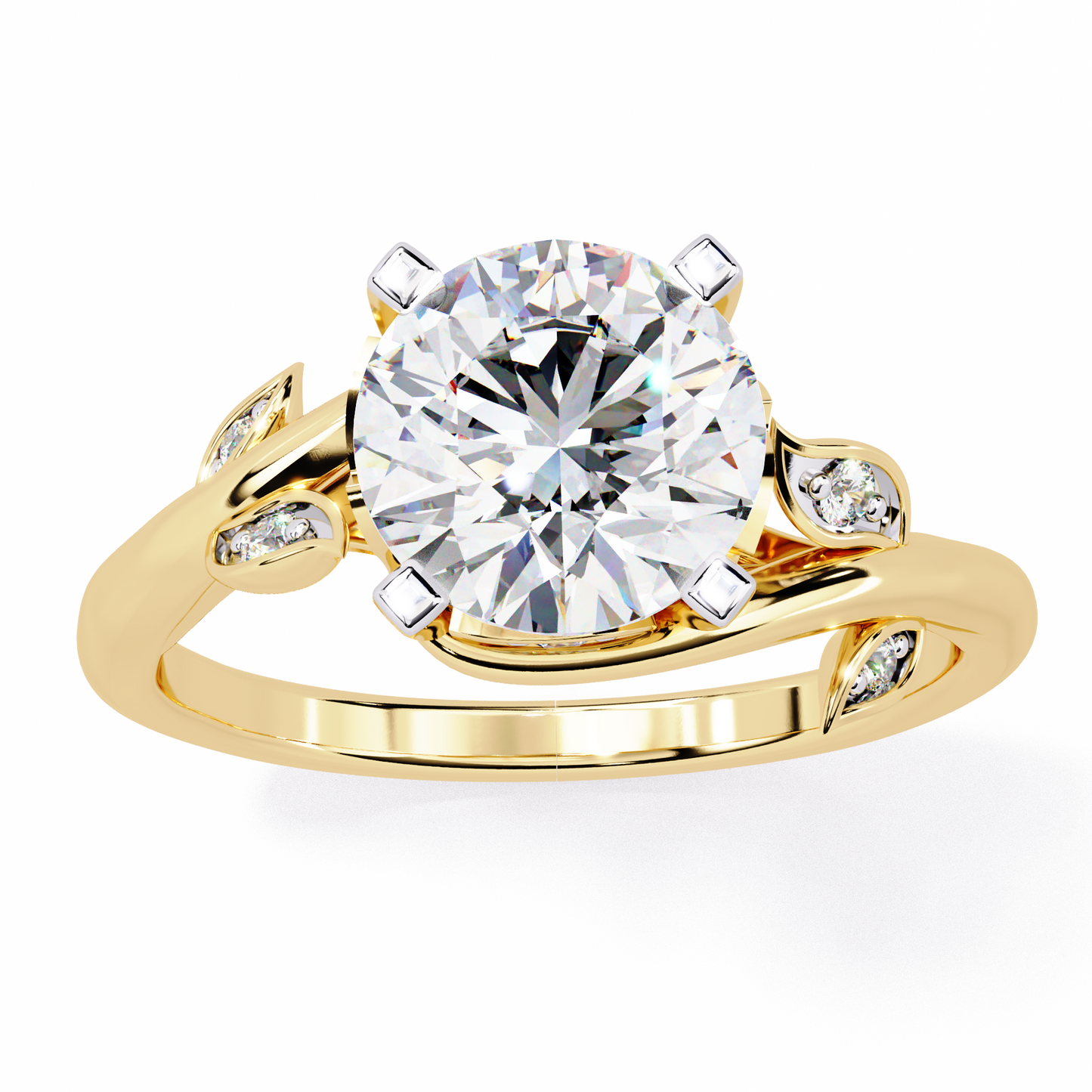 botanica solitaire lab grown diamond ring