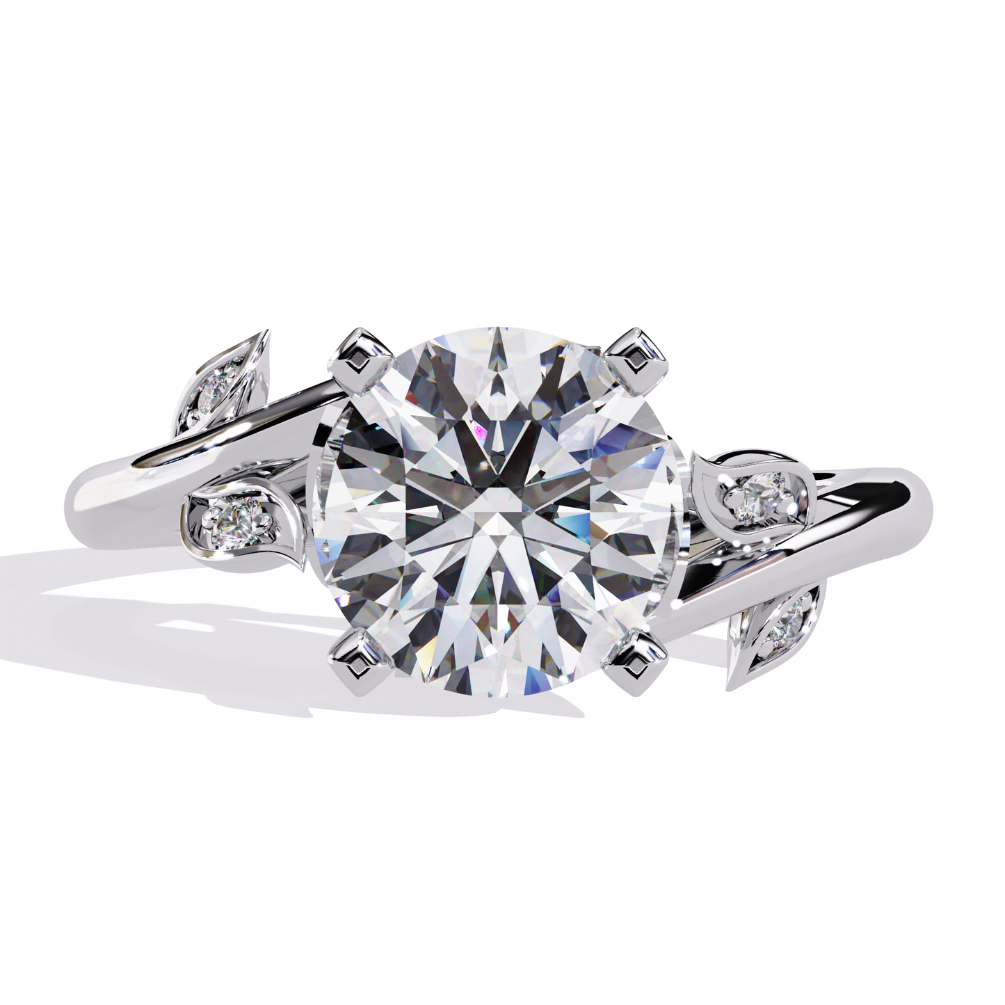 botanica solitaire lab grown diamond ring