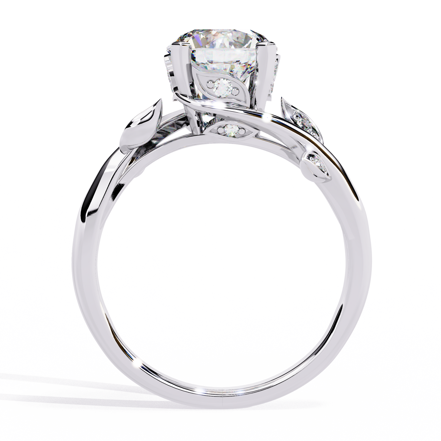 botanica solitaire lab grown diamond ring