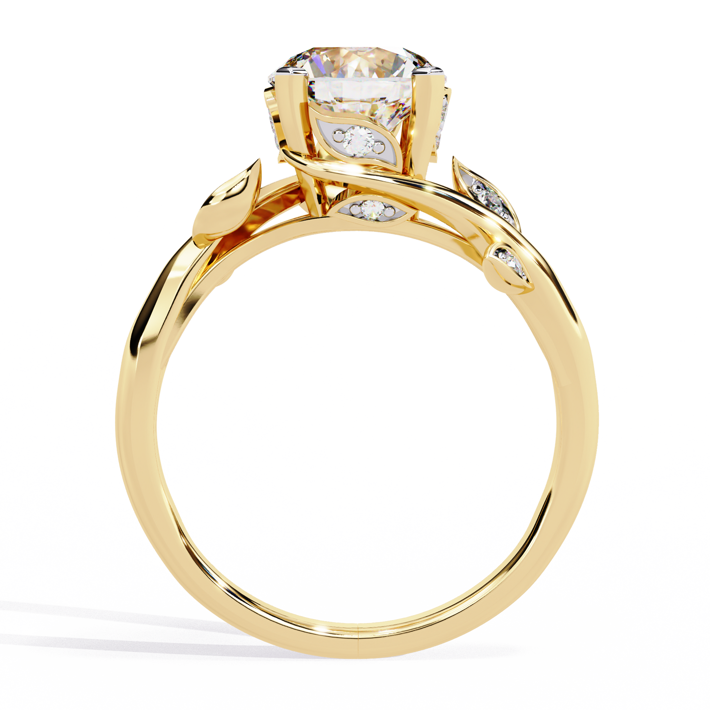botanica solitaire lab grown diamond ring