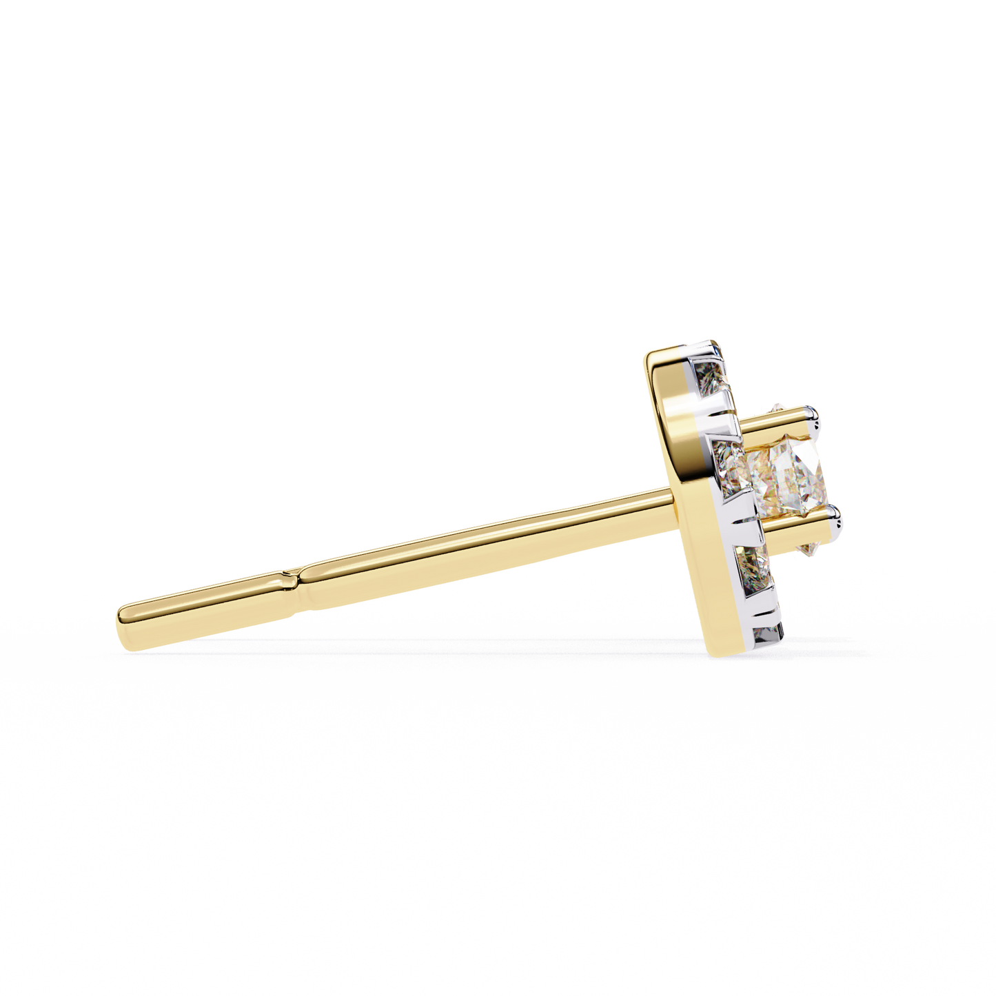 radiant illusion lab grown diamond studs