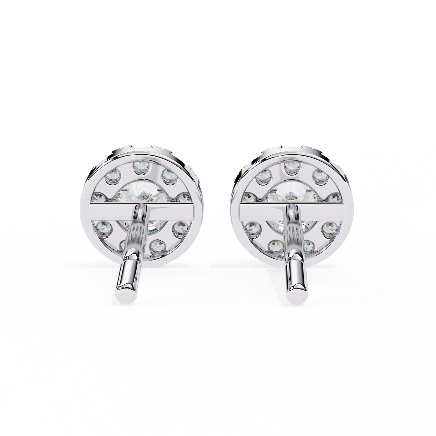 radiant illusion lab grown diamond studs