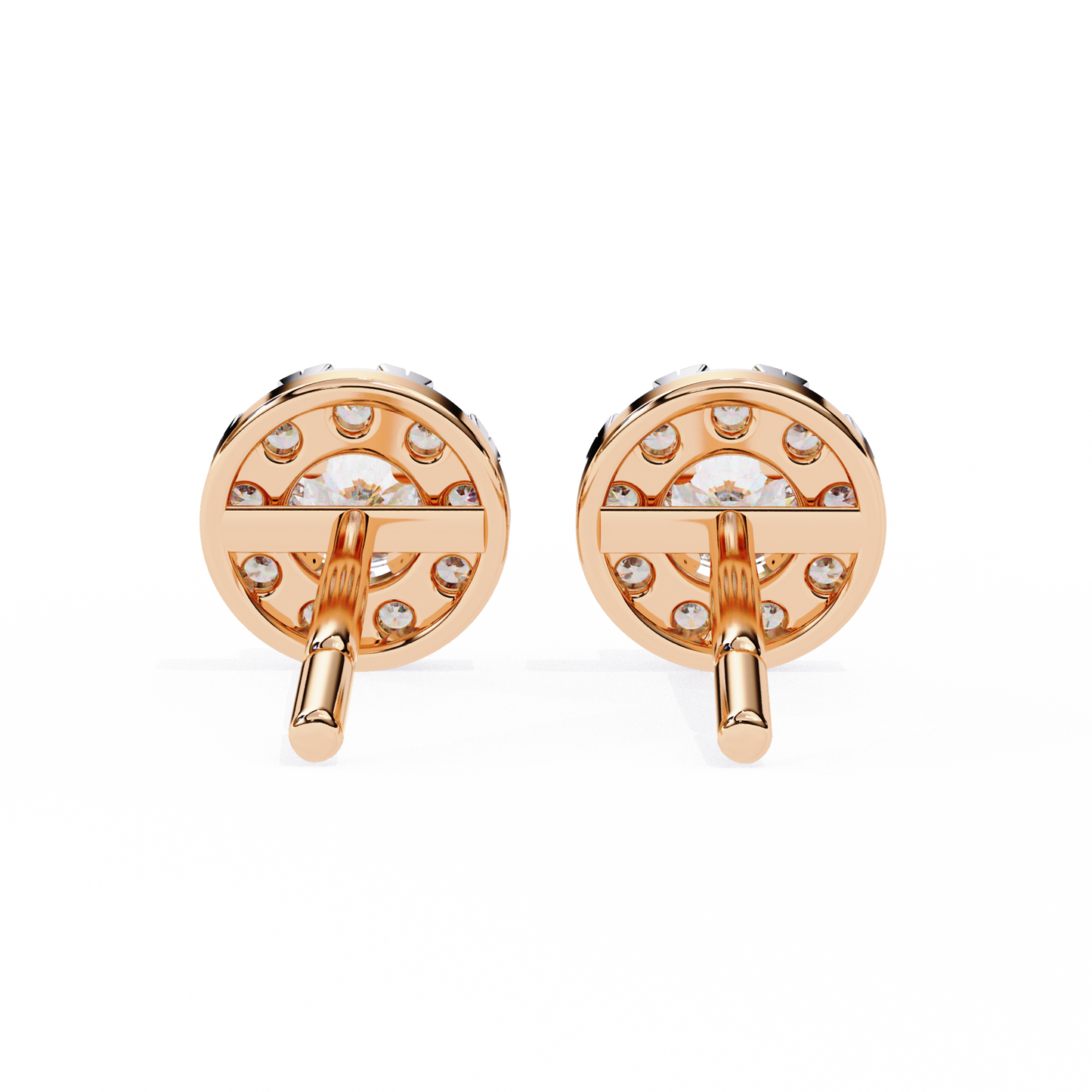 radiant illusion lab grown diamond studs