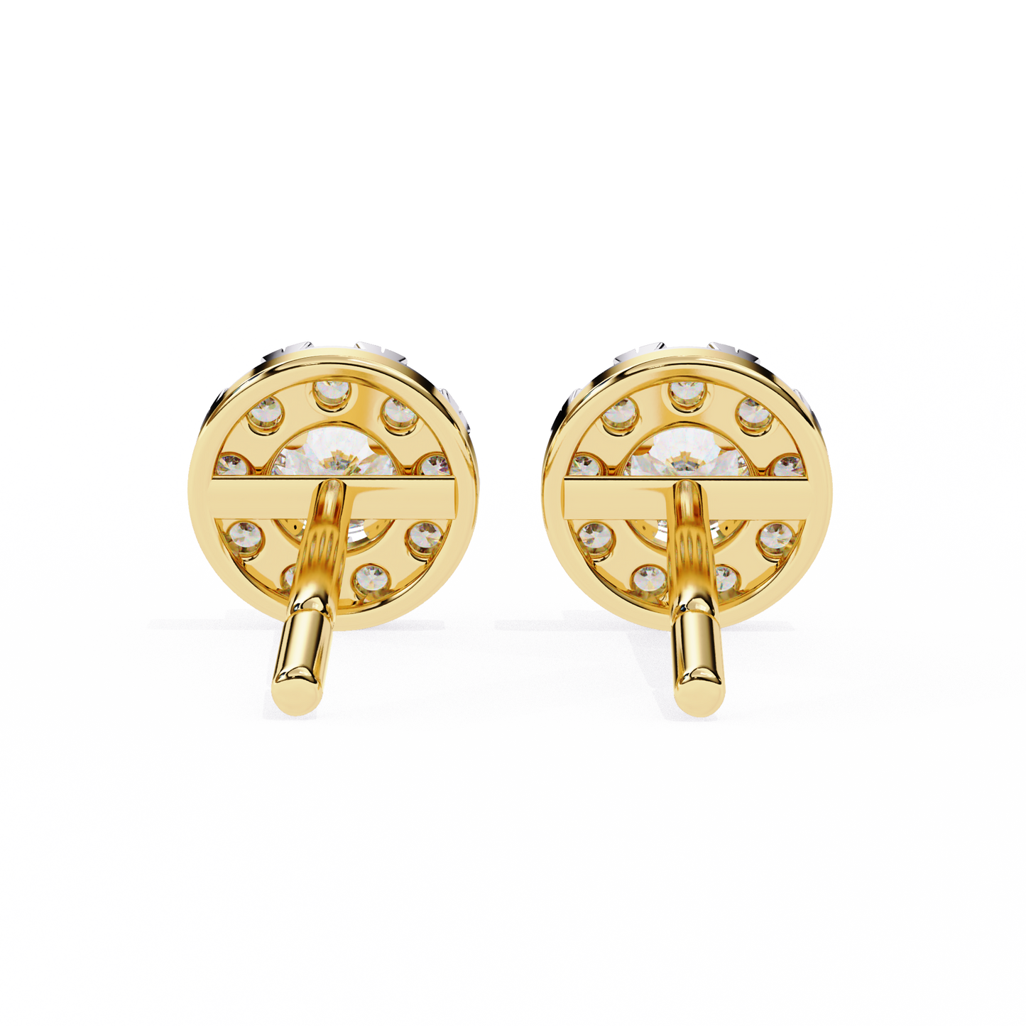 radiant illusion lab grown diamond studs