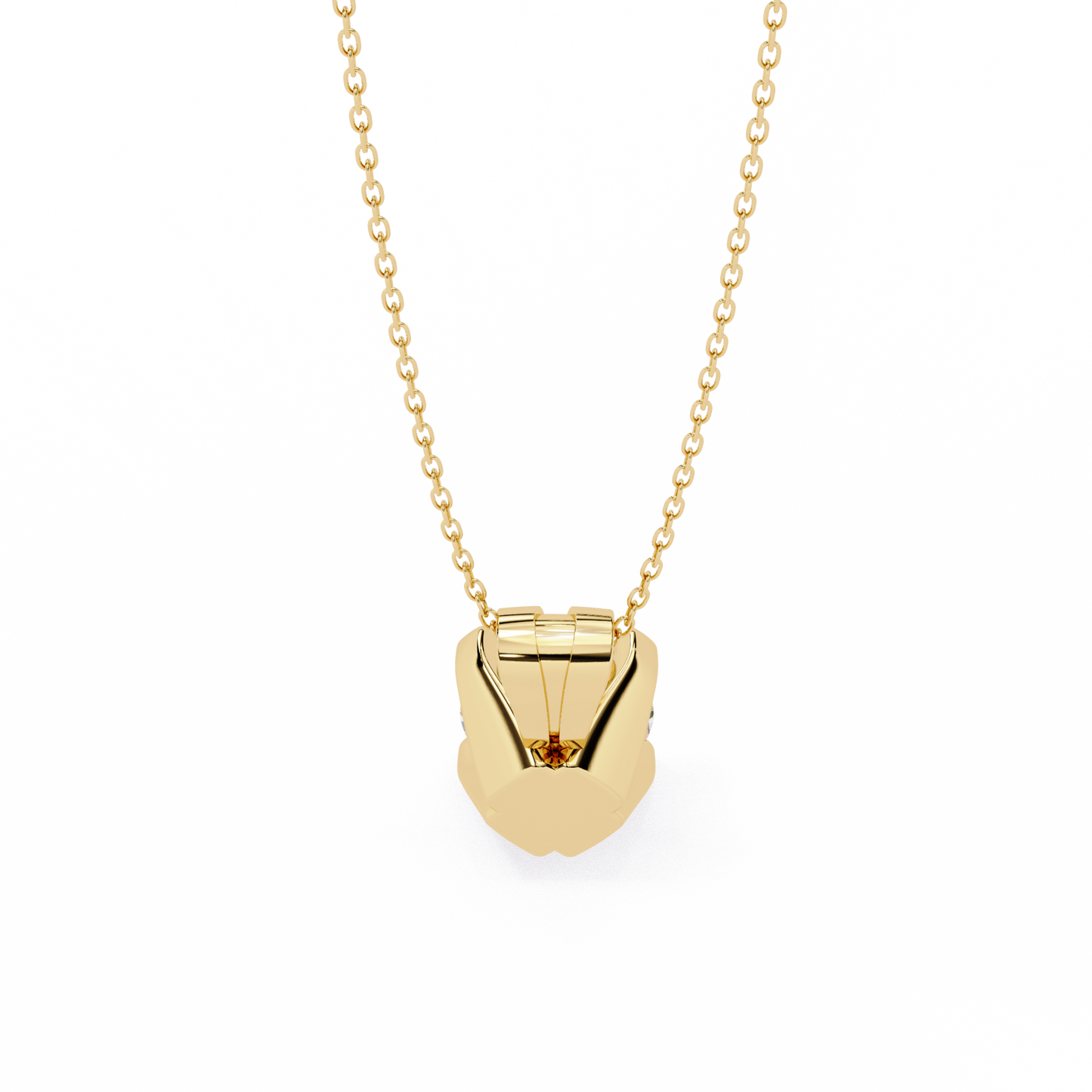 helia solitaire lab grown diamond pendant
