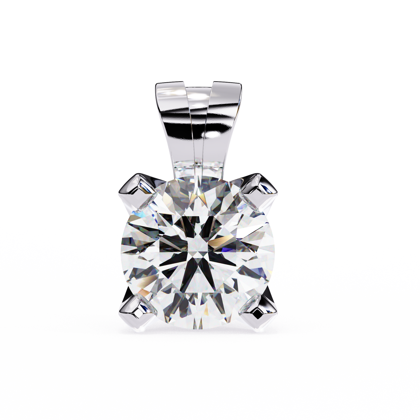 helia solitaire lab grown diamond pendant