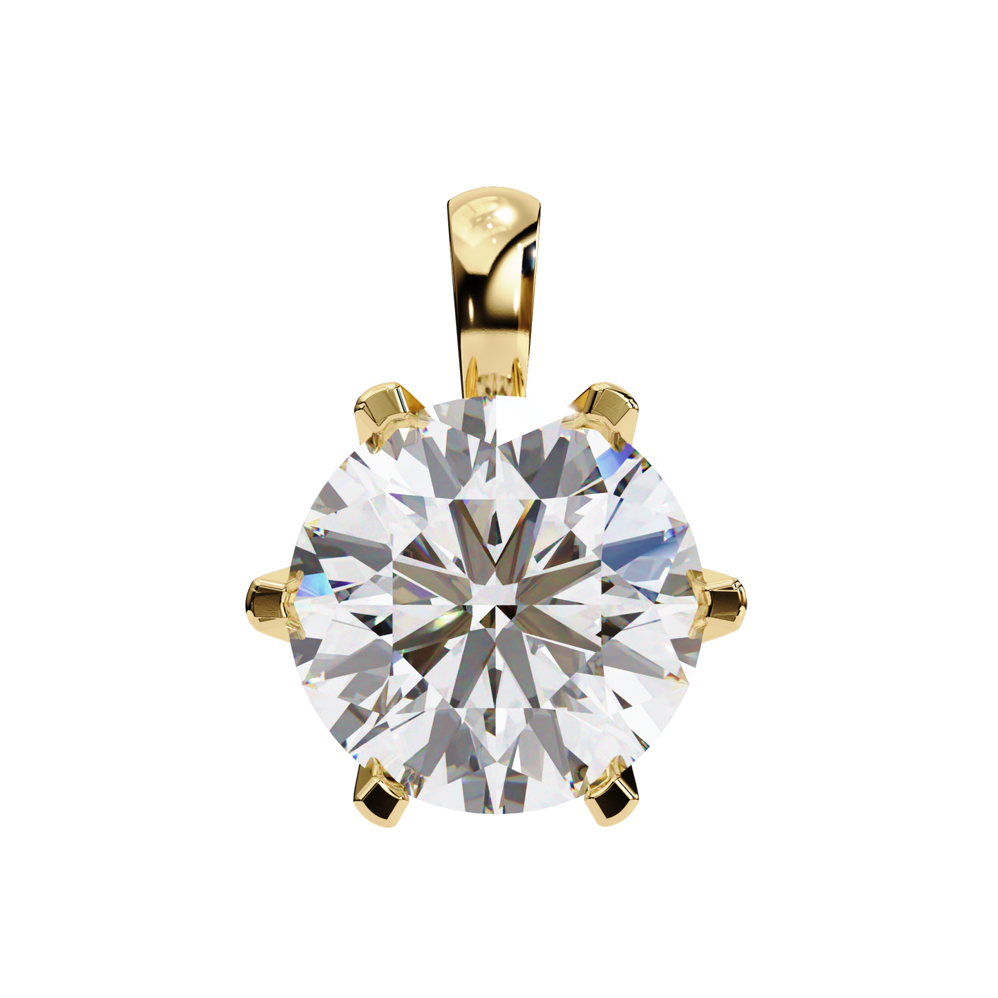 octavia lab-grown diamond pendant