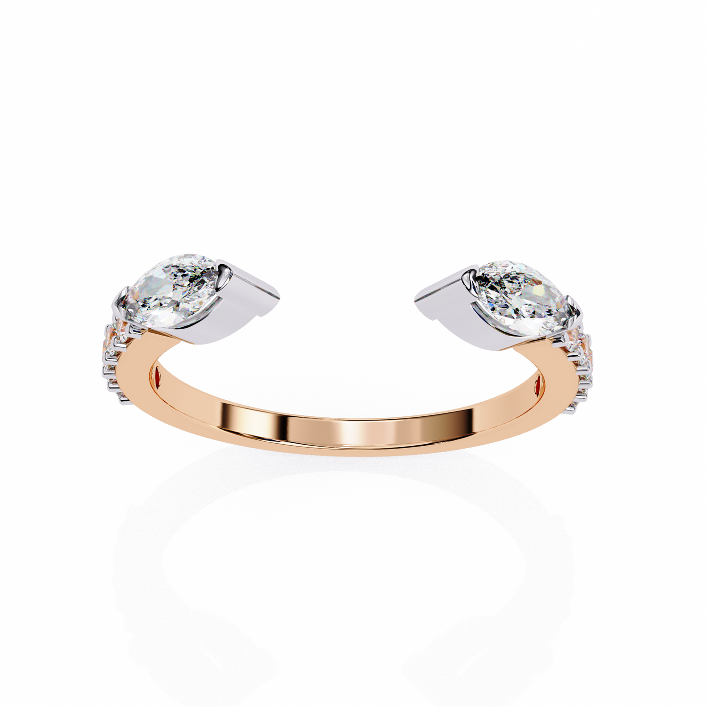 marquise vista lab grown diamond ring