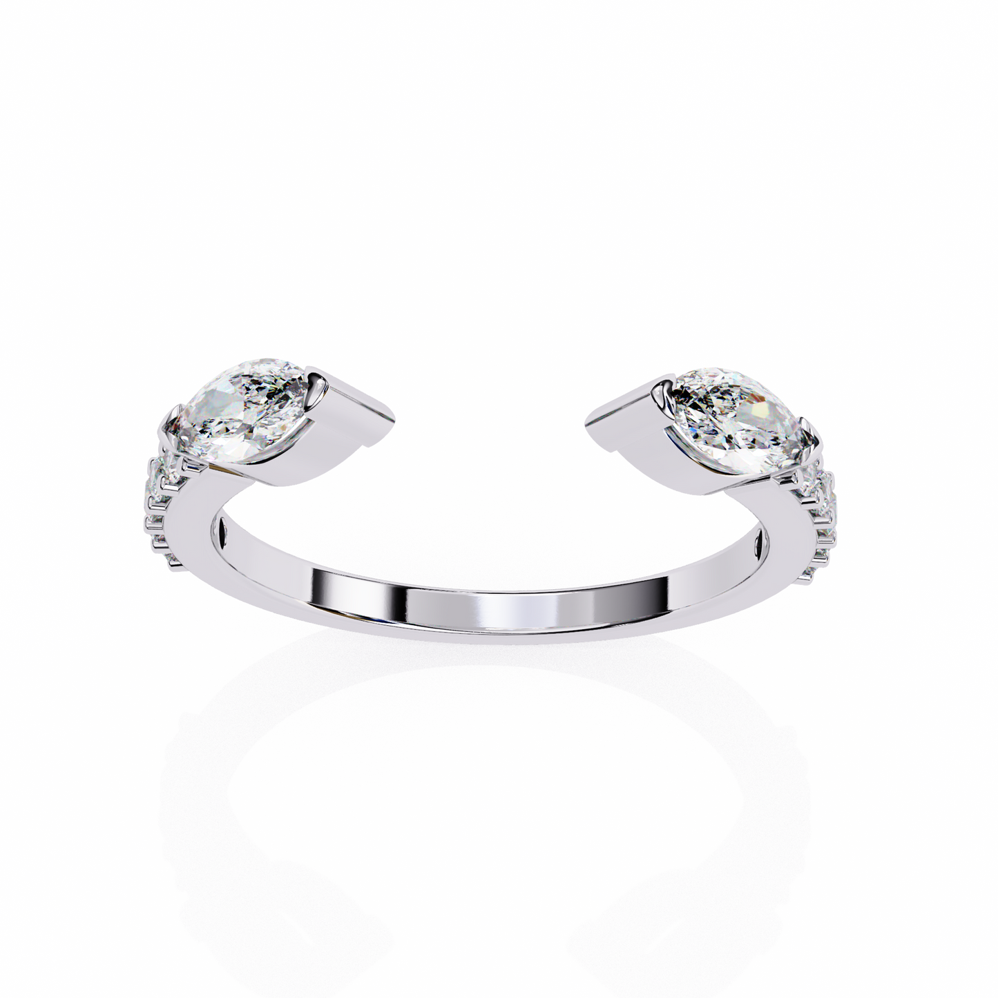 marquise vista lab grown diamond ring