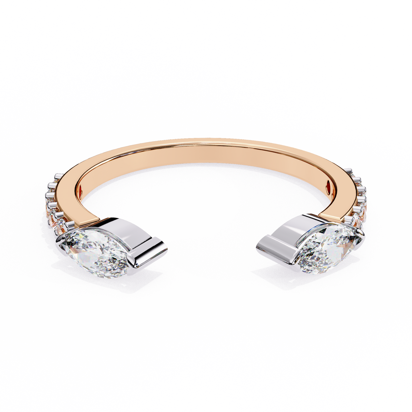 marquise vista lab grown diamond ring
