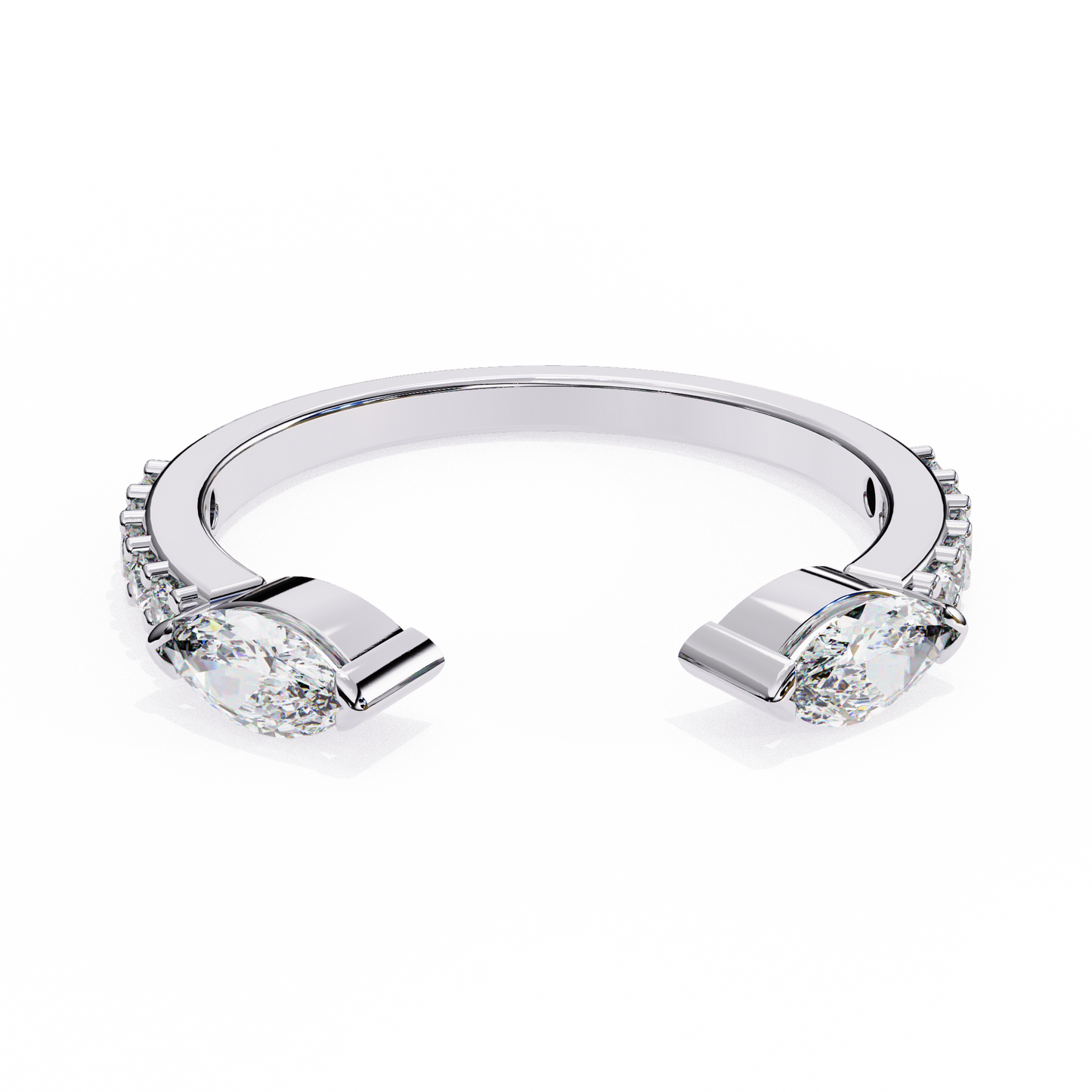 marquise vista lab grown diamond ring