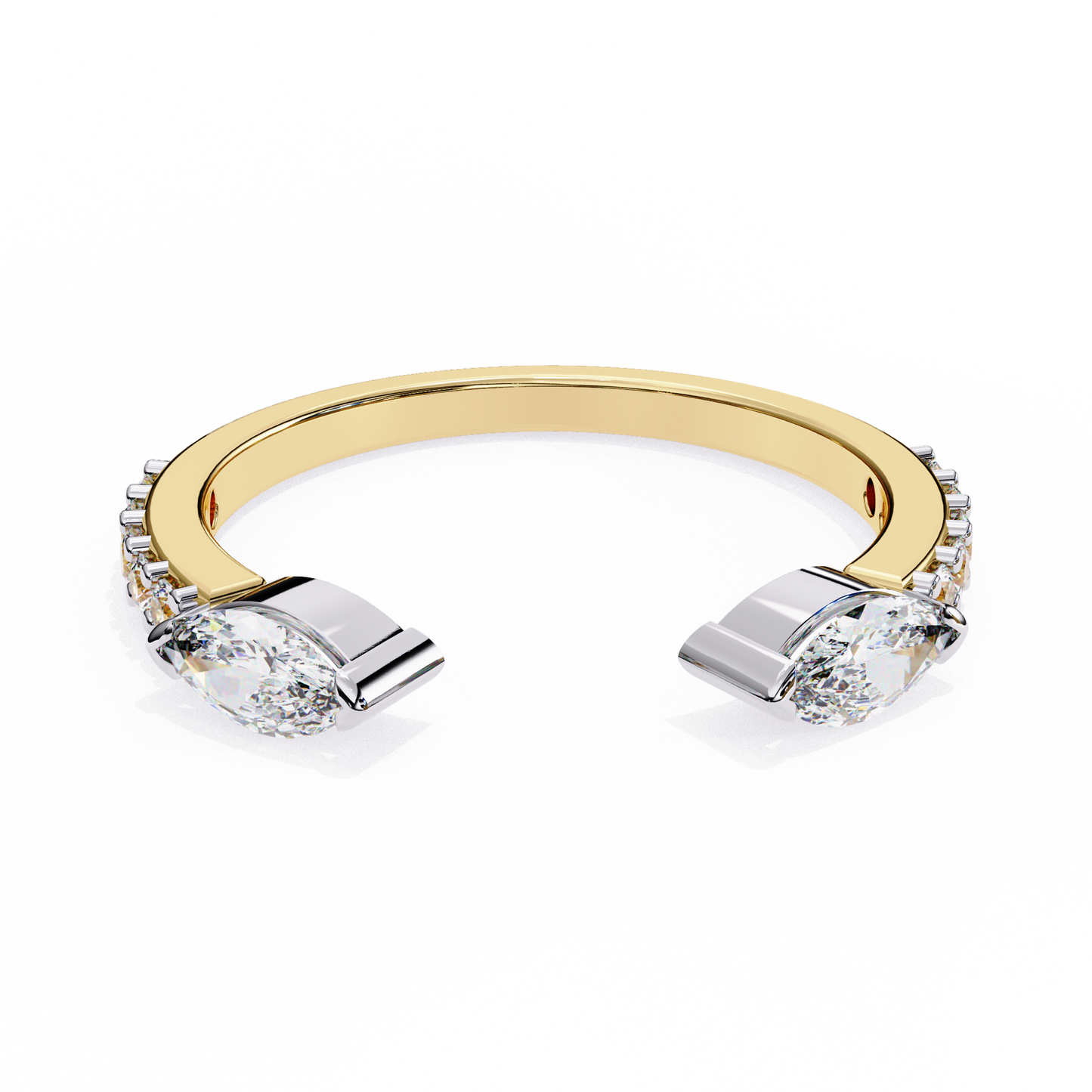 marquise vista lab grown diamond ring