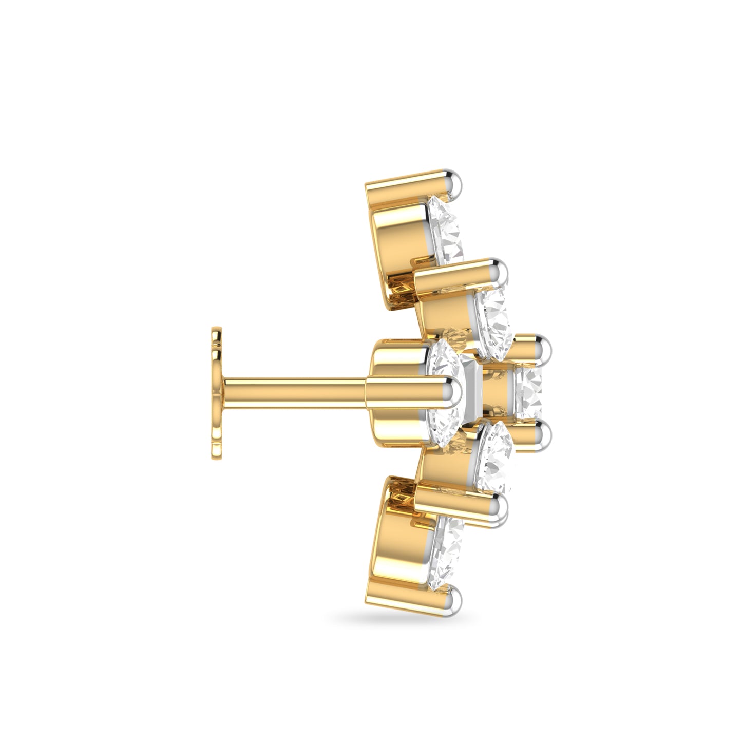 the lossane diamond nosepin
