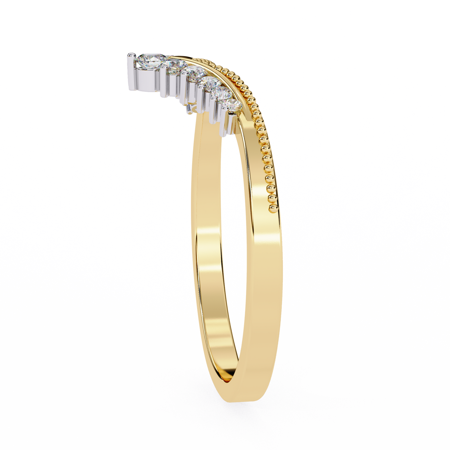 royal crest lab diamond chevron band