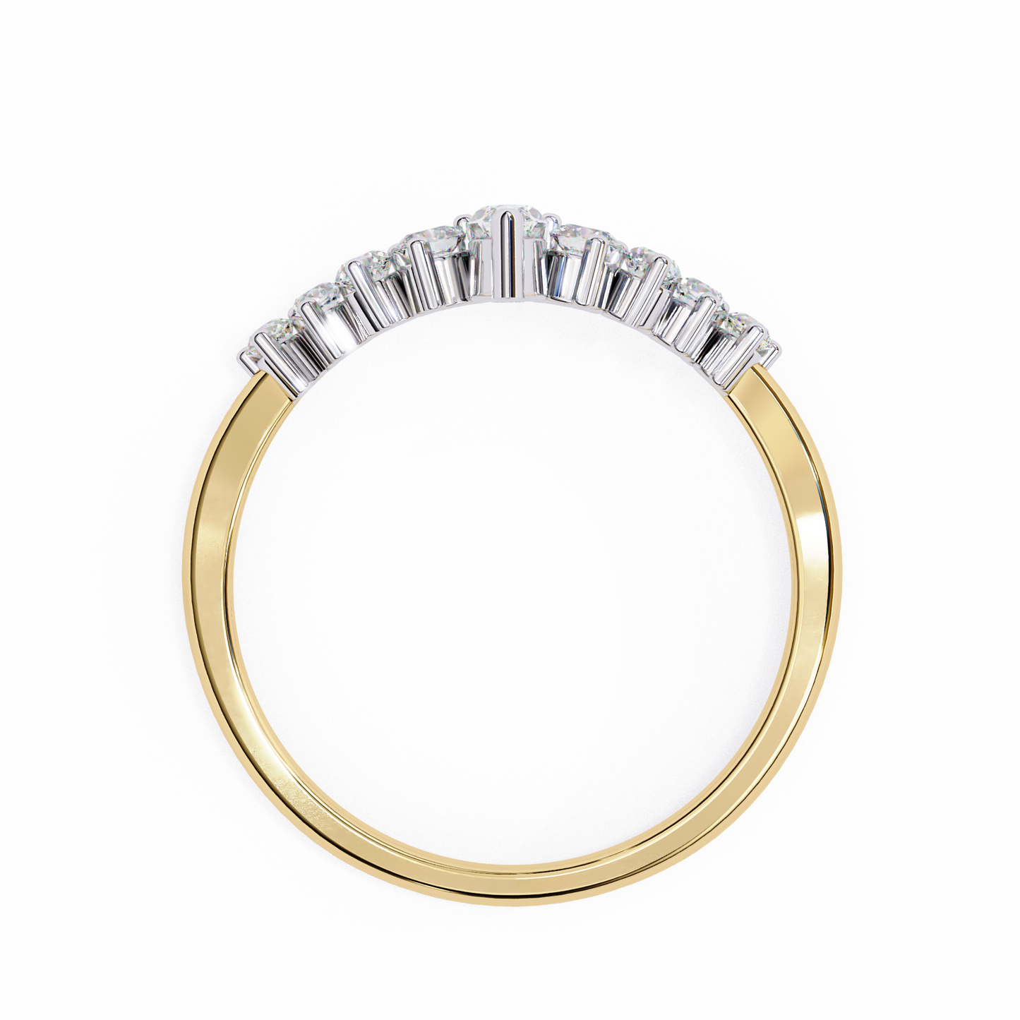 marquise tiara lab diamond band