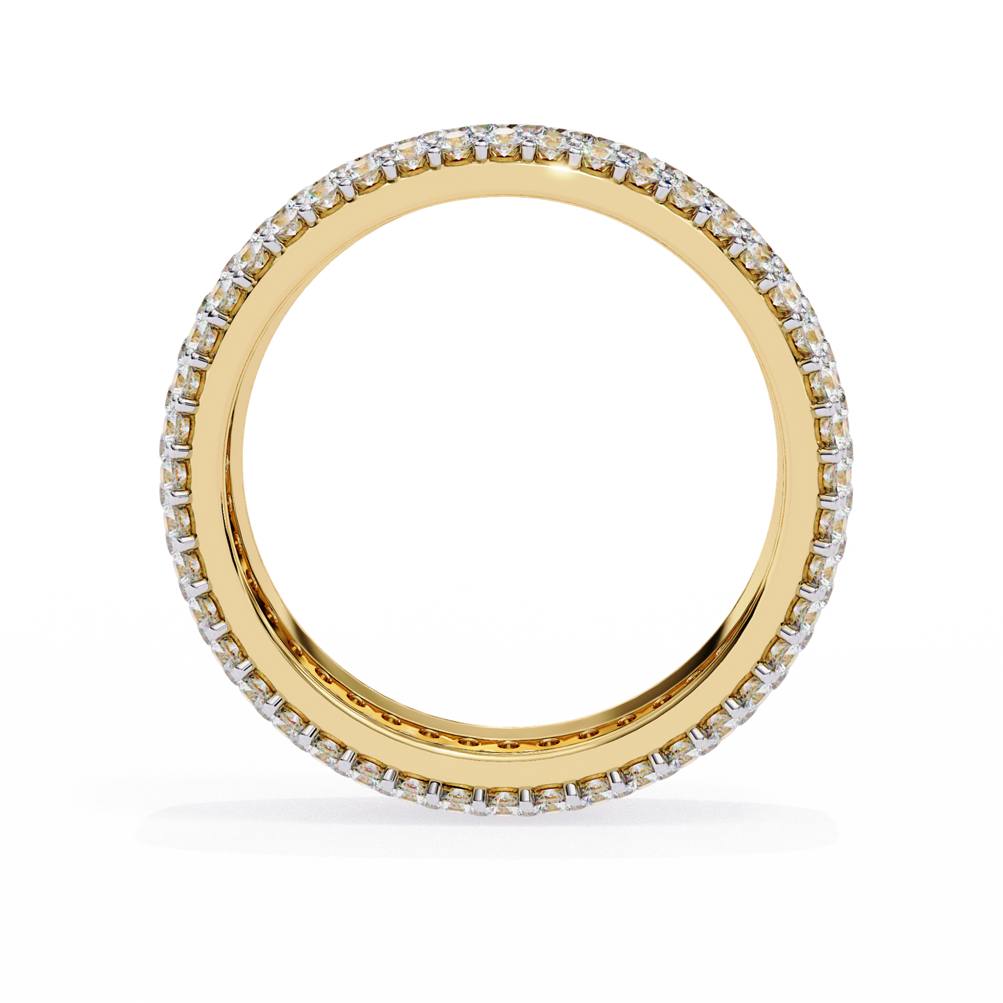 luxe pavé lab diamond eternity band