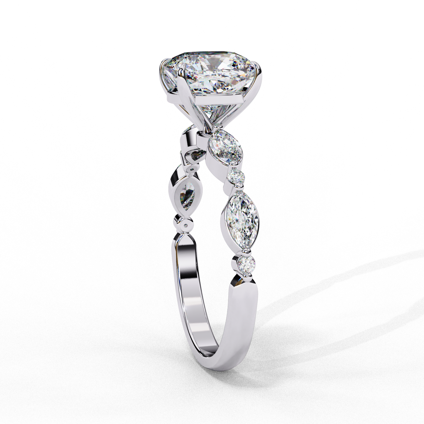 aureline marquise reverie lab grown diamond ring