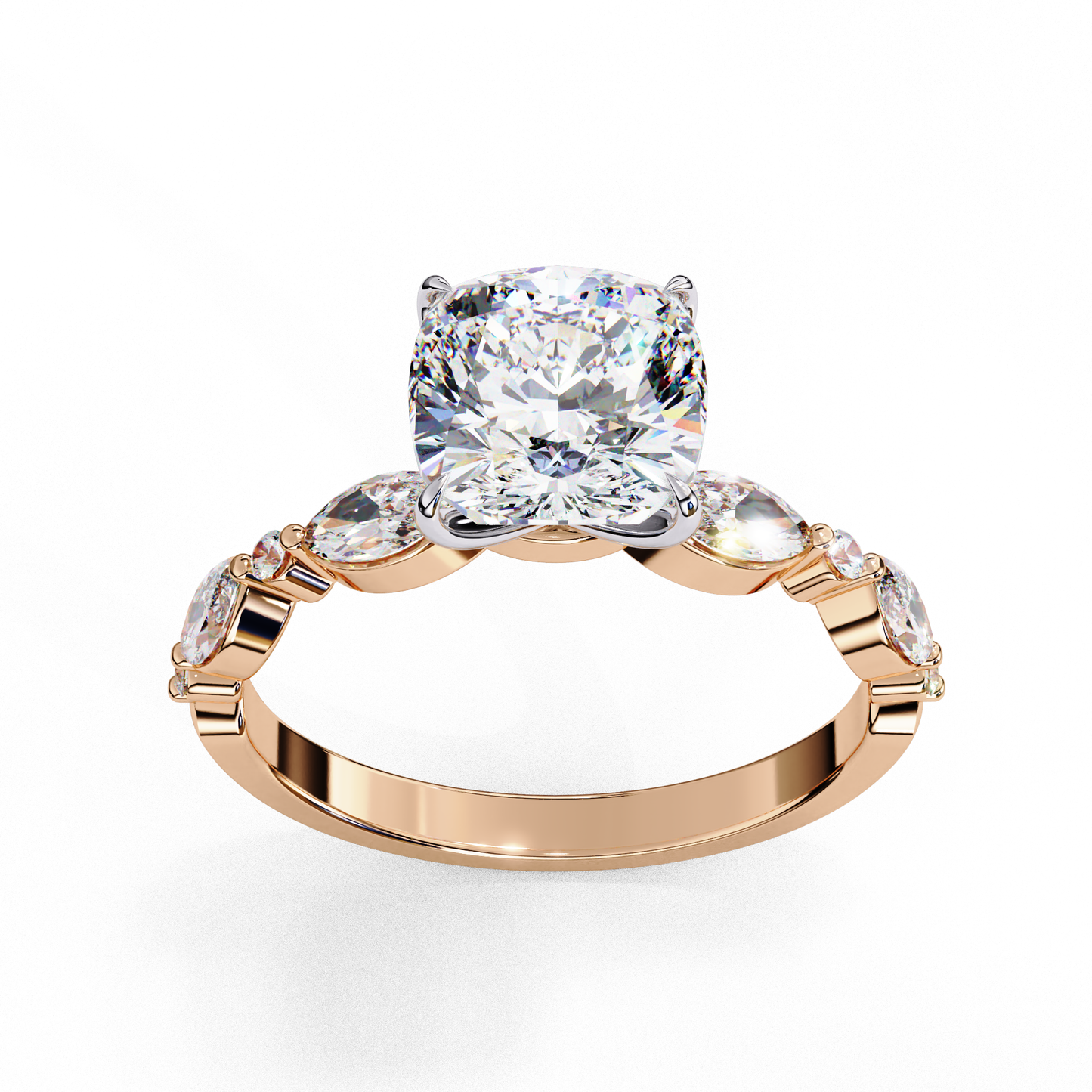 aureline marquise reverie lab grown diamond ring