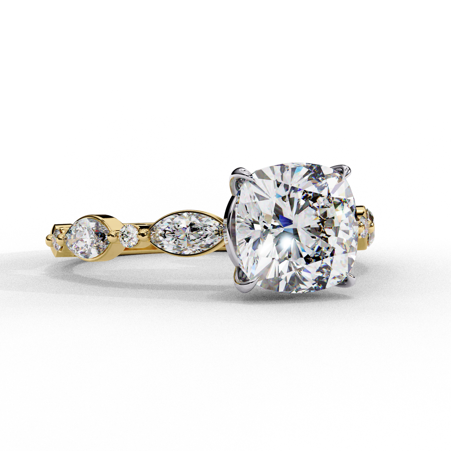 aureline marquise reverie lab grown diamond ring