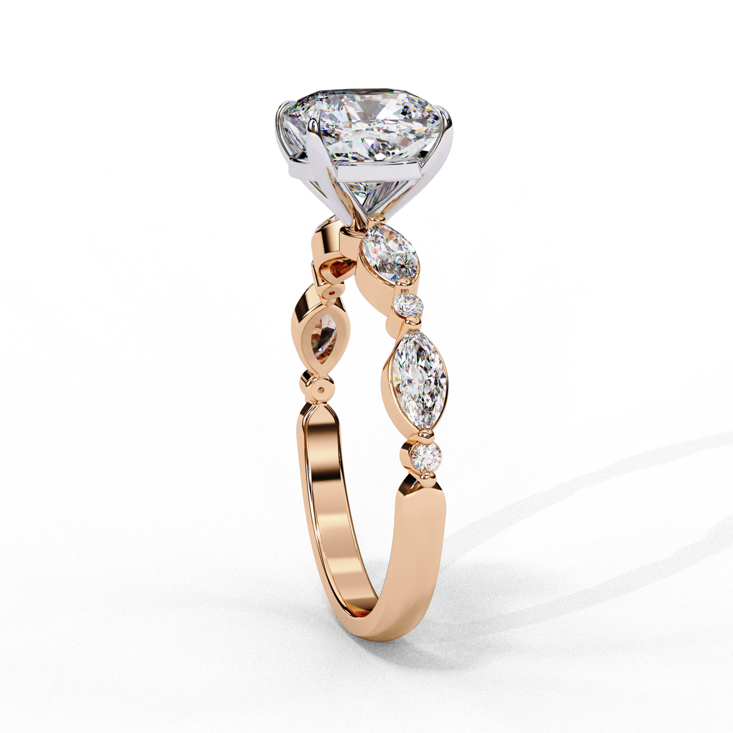 aureline marquise reverie lab grown diamond ring