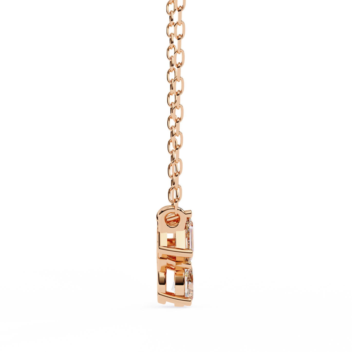 trio radiance lab grown diamond necklace