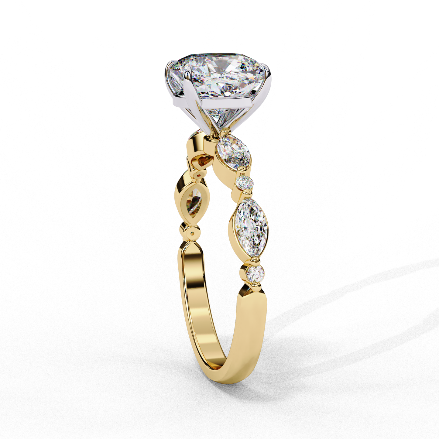 aureline marquise reverie lab grown diamond ring