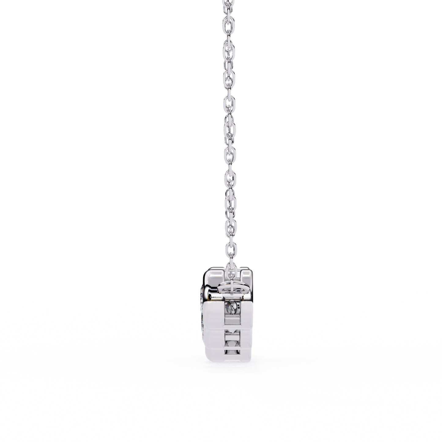 nova five stone lab grown diamond necklace