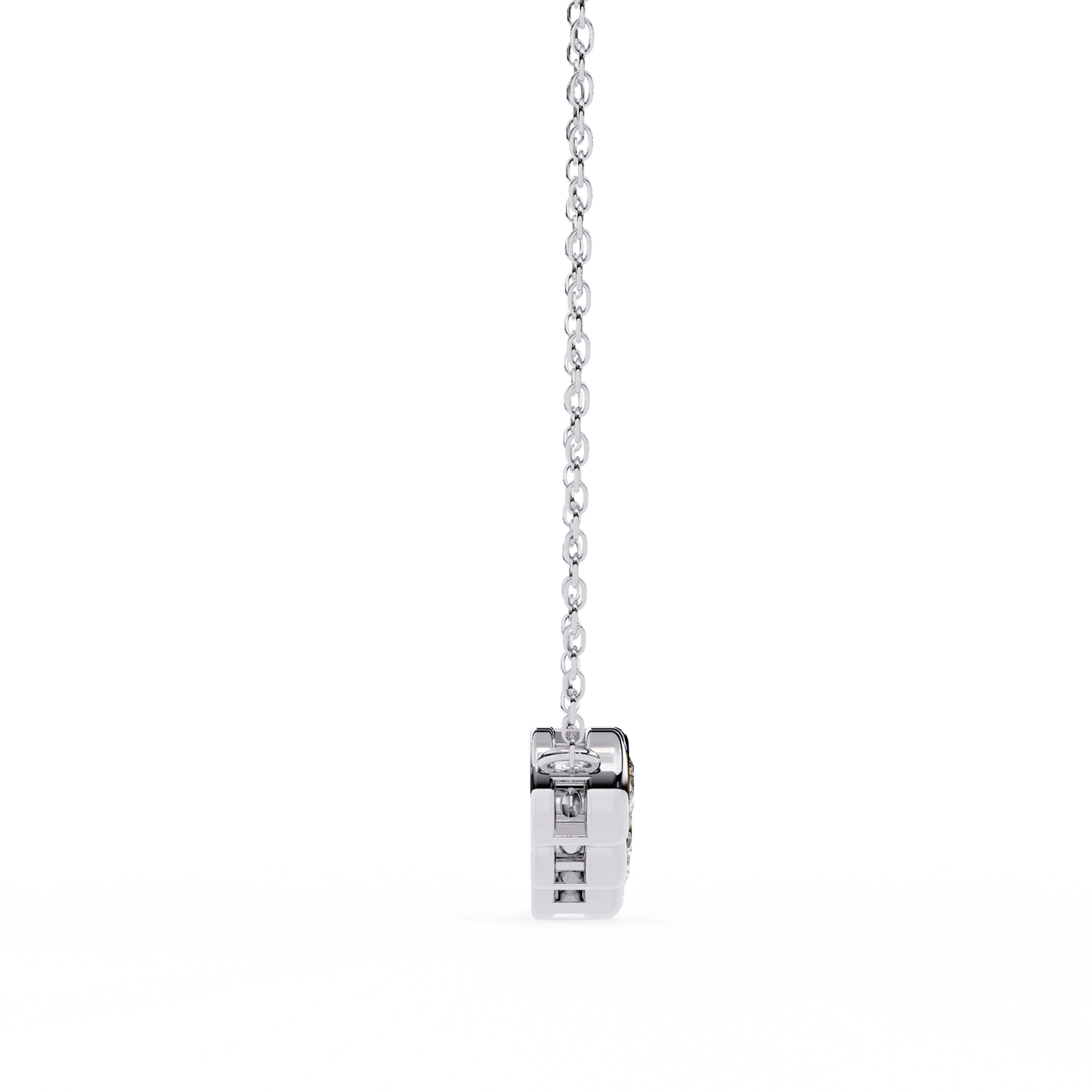 nova five stone lab grown diamond necklace