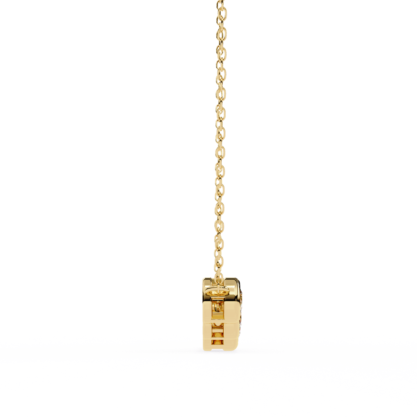 nova five stone lab grown diamond necklace