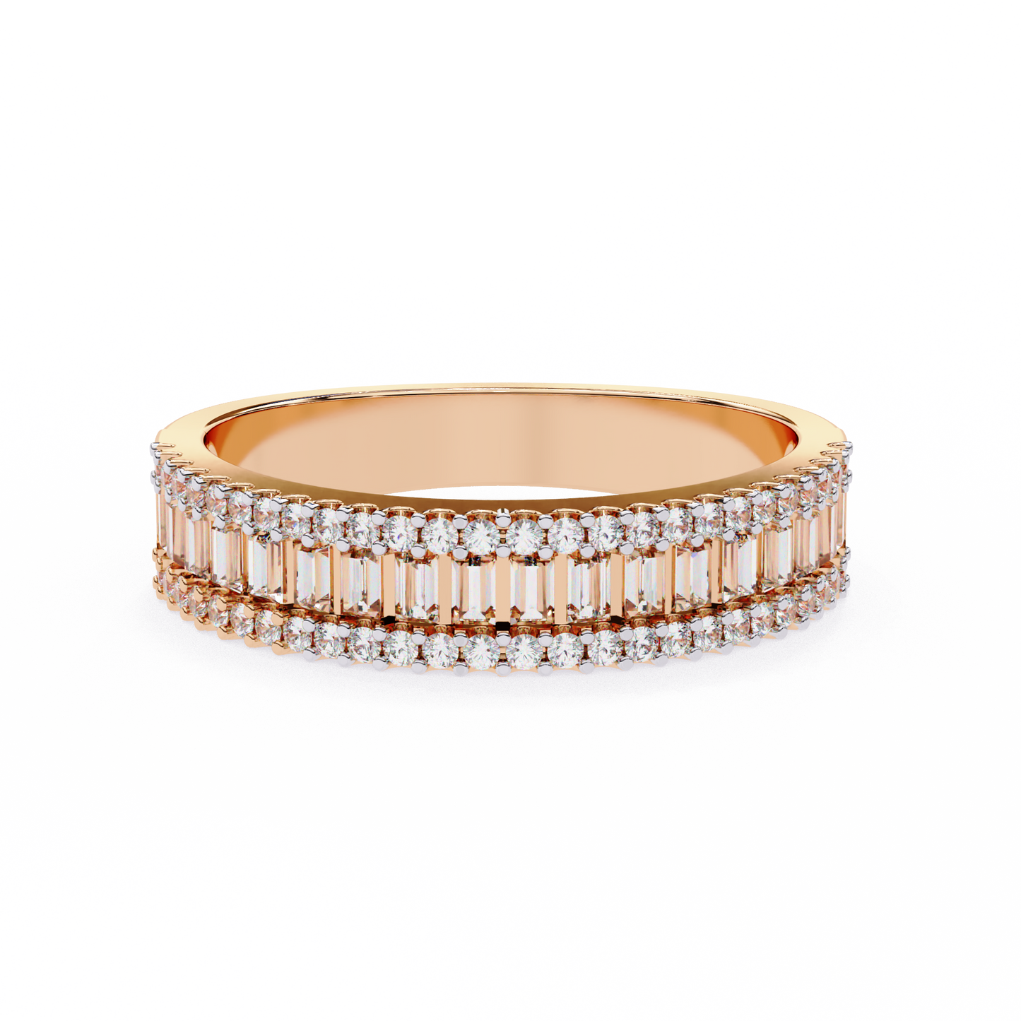ophira moderne baguette lab grown diamond band