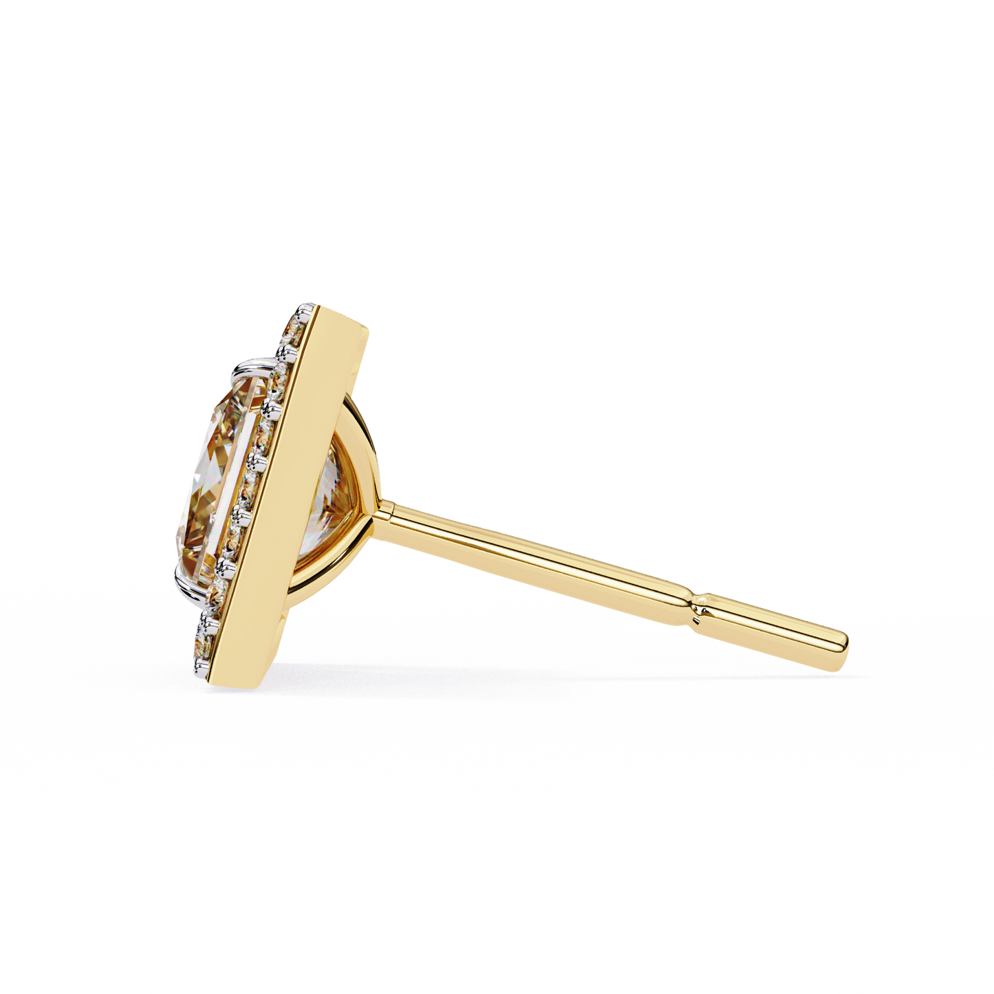 celestial princess halo lab grown diamond studs