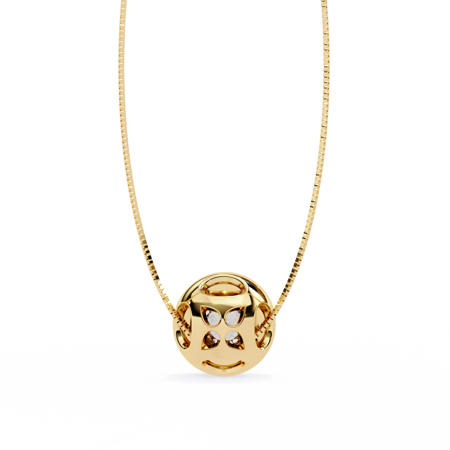 solstice halo lab grown diamond pendant