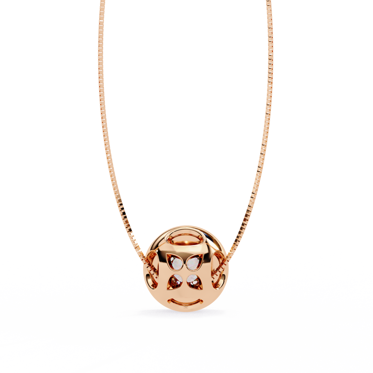 solstice halo lab grown diamond pendant