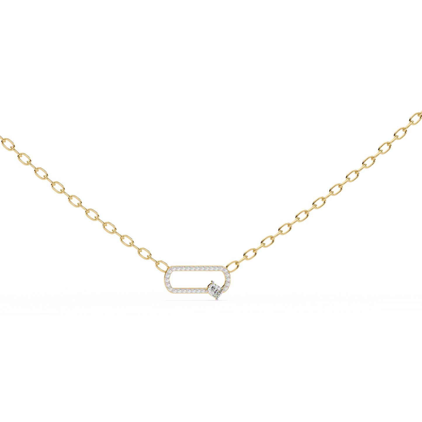 orbit charm lab grown diamond pendant