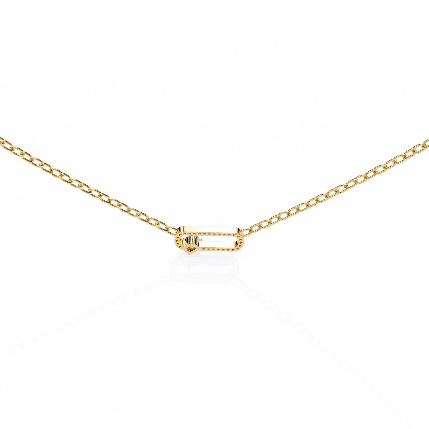 orbit charm lab grown diamond pendant