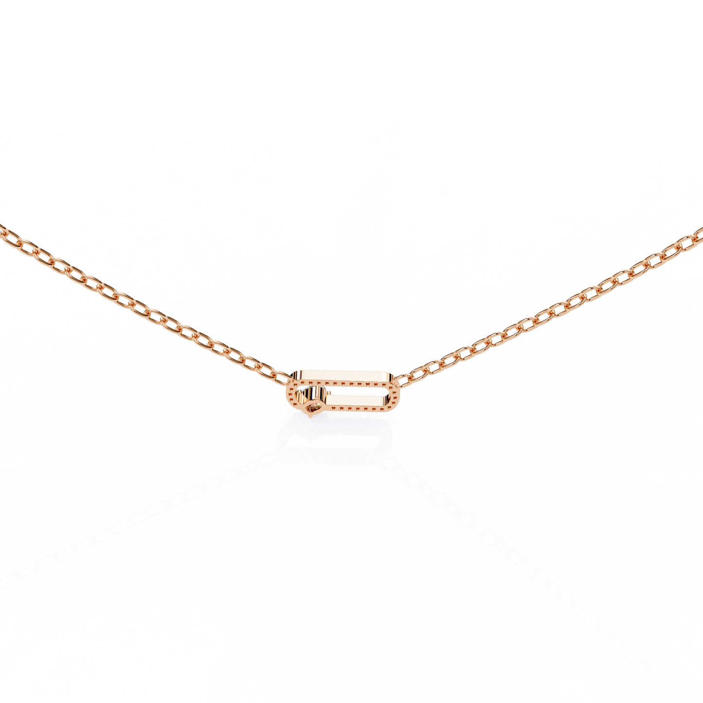orbit charm lab grown diamond pendant