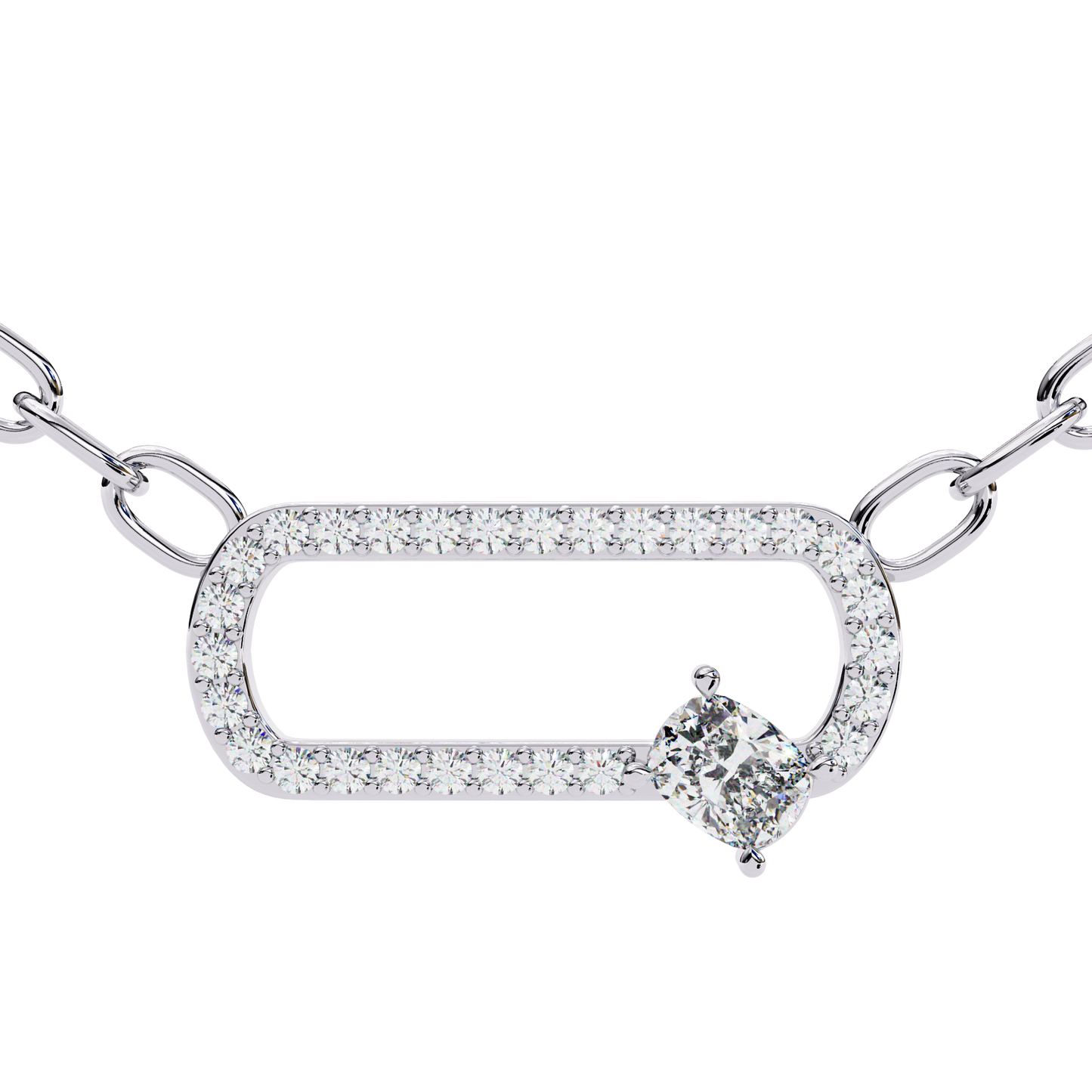 orbit charm lab grown diamond pendant