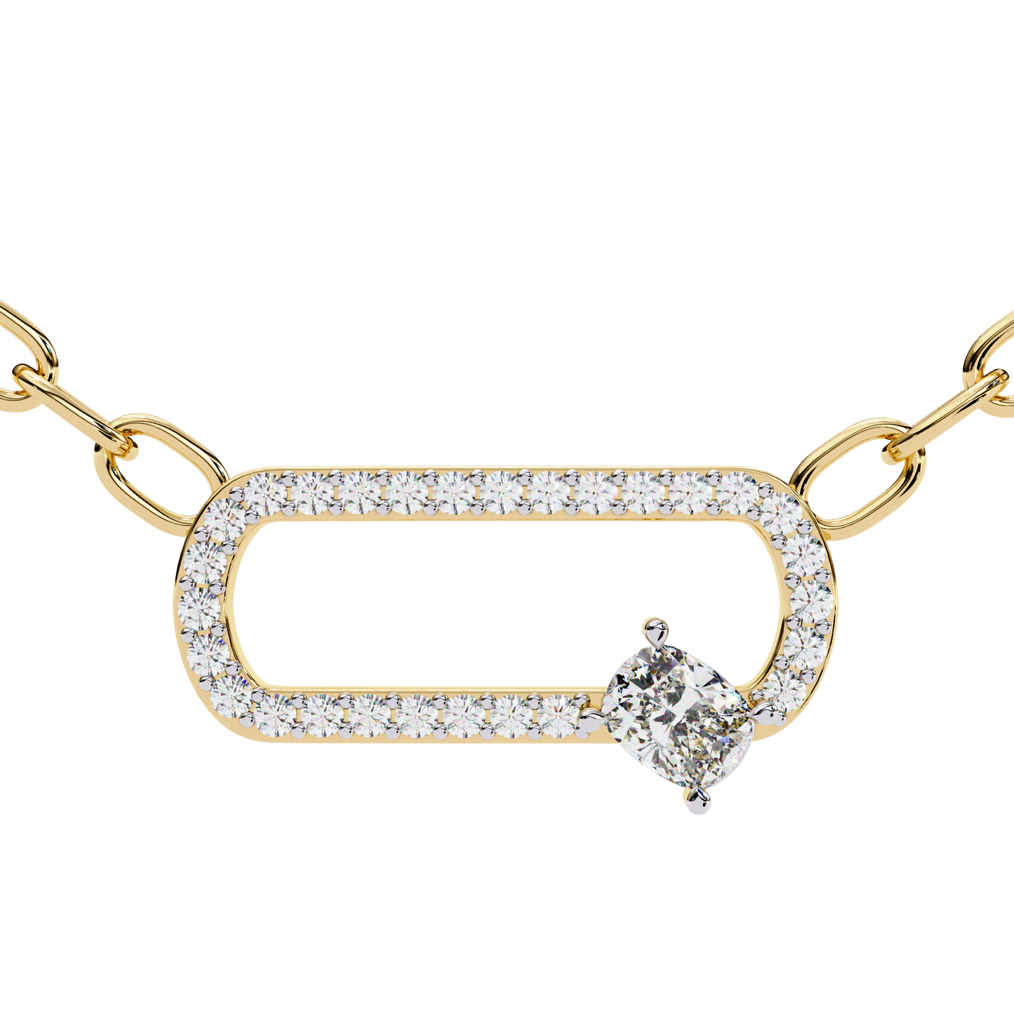 orbit charm lab grown diamond pendant