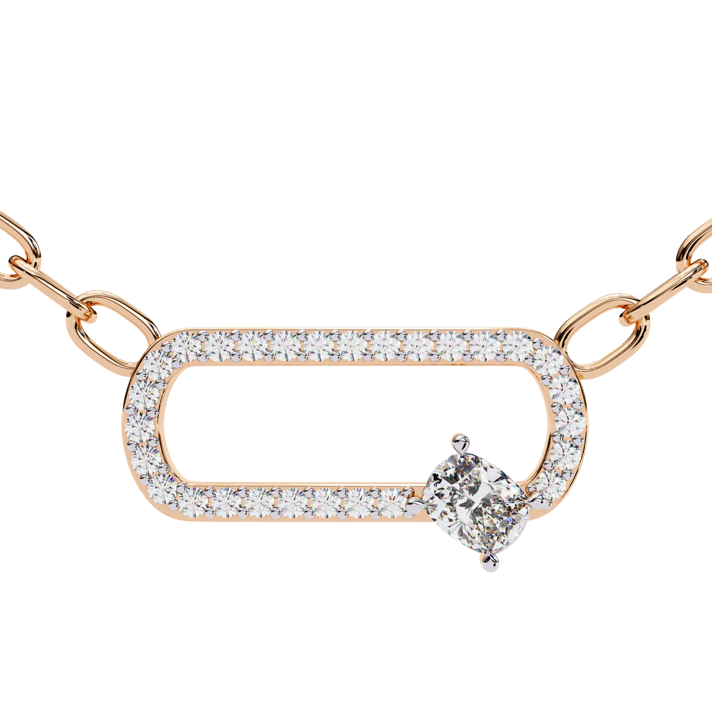orbit charm lab grown diamond pendant