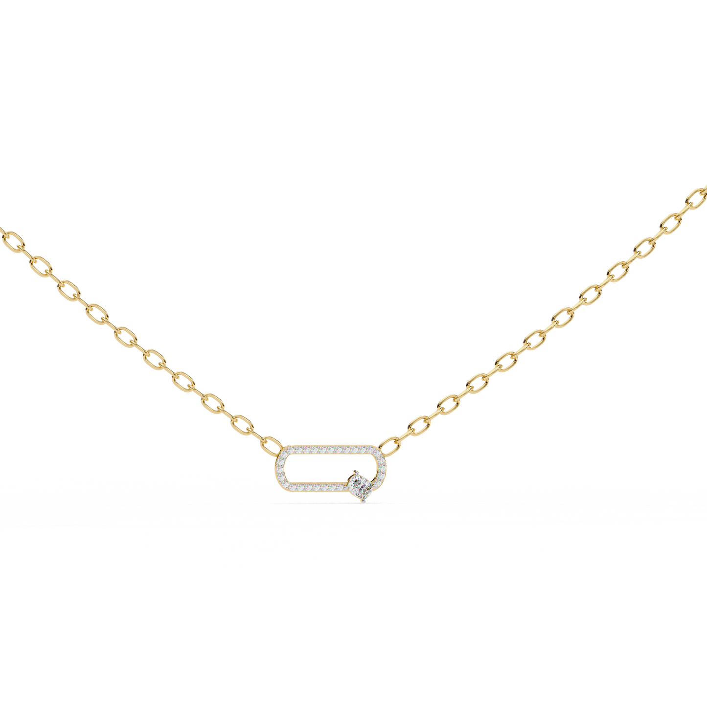 orbit charm lab grown diamond pendant