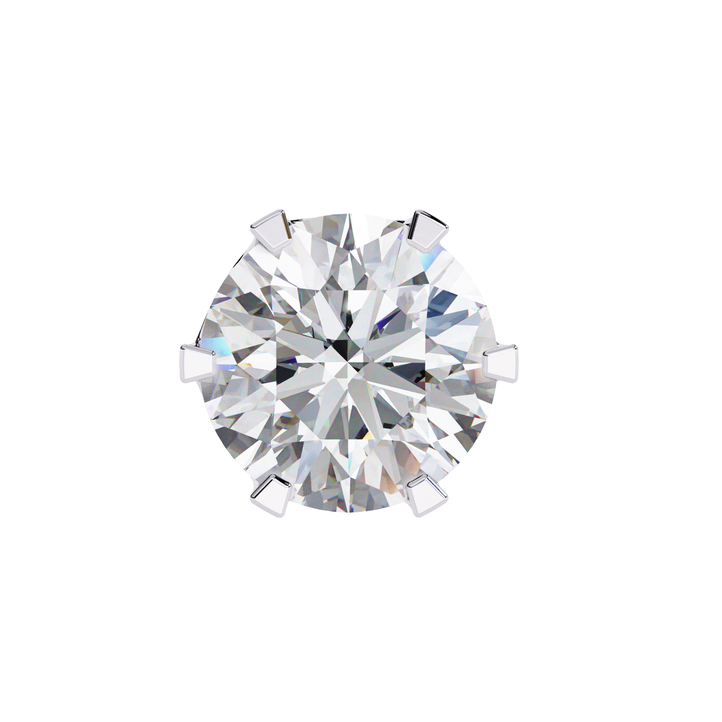 aurelia bezel lab grown diamond studs