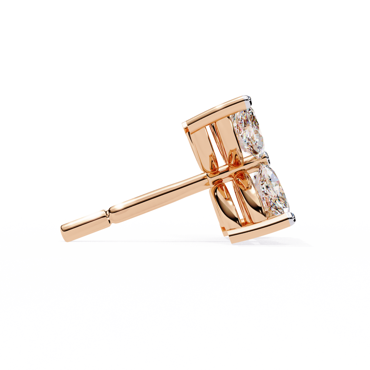 fleuria marquise lab grown diamond studs