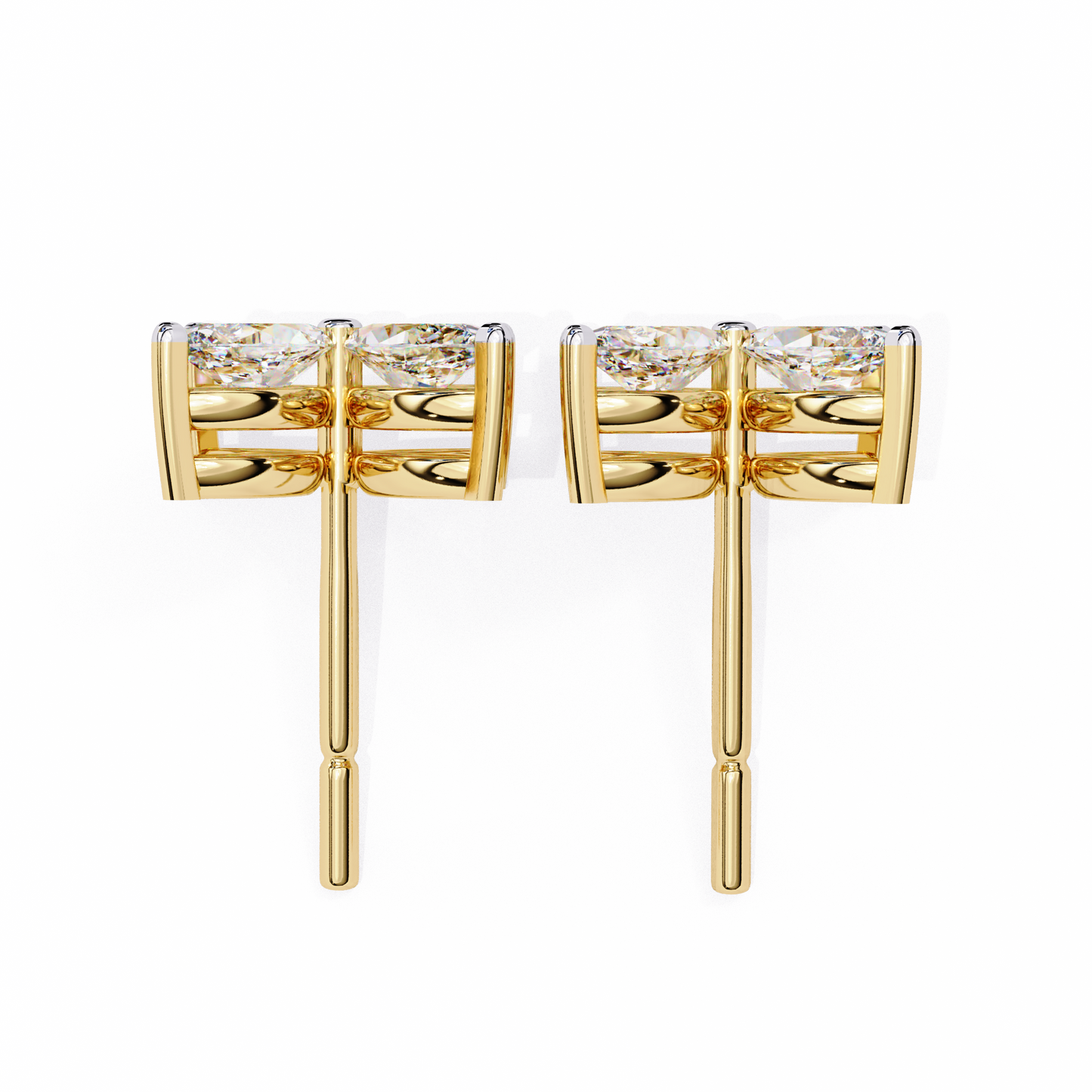 fleuria marquise lab grown diamond studs