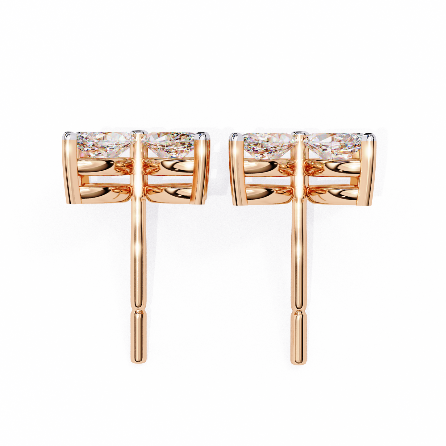 fleuria marquise lab grown diamond studs