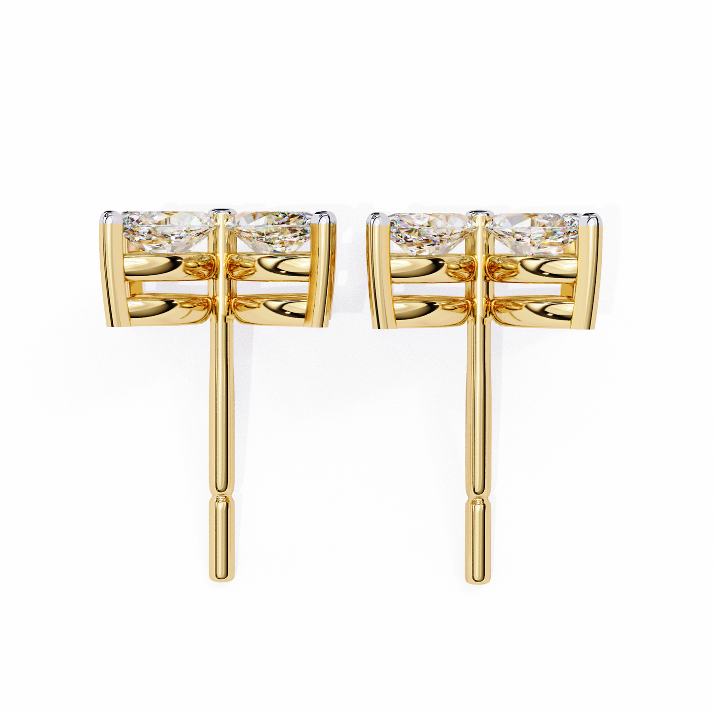 fleuria marquise lab grown diamond studs